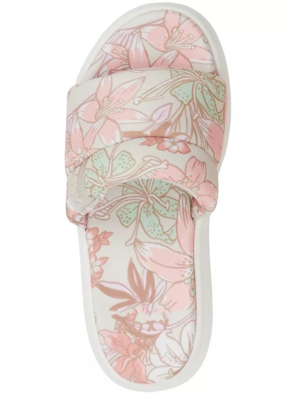 ROXY Women's Gelato Lux Slip-On Flat Sandals┆PINK┆6┆443